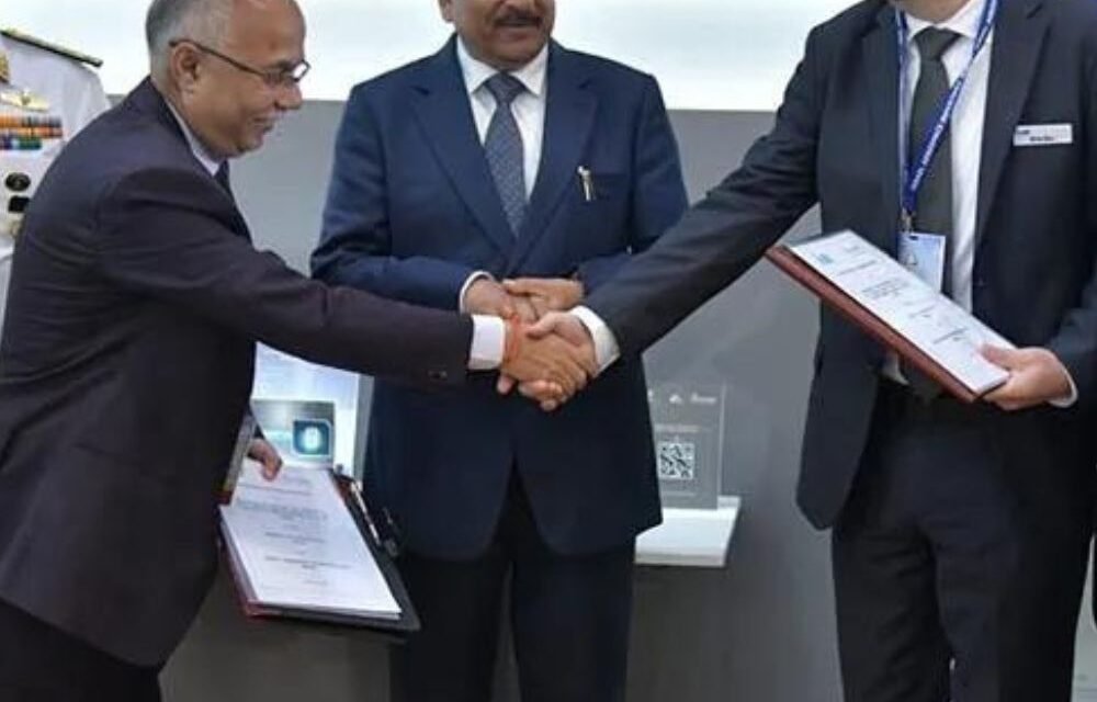 Israel Aerospace Industries and Bharat Electronics establish a joint venture.