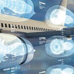 What is the role of digital twin technology in modern aircraft design and production?