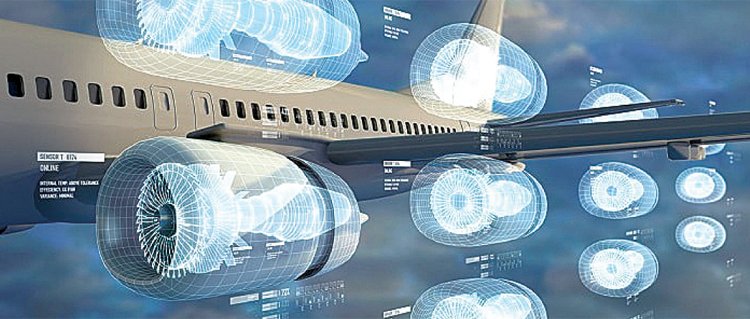 What is the role of digital twin technology in modern aircraft design and production?