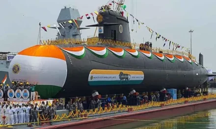 What are the key technologies used in naval warfare equipment, such as submarines and warships?