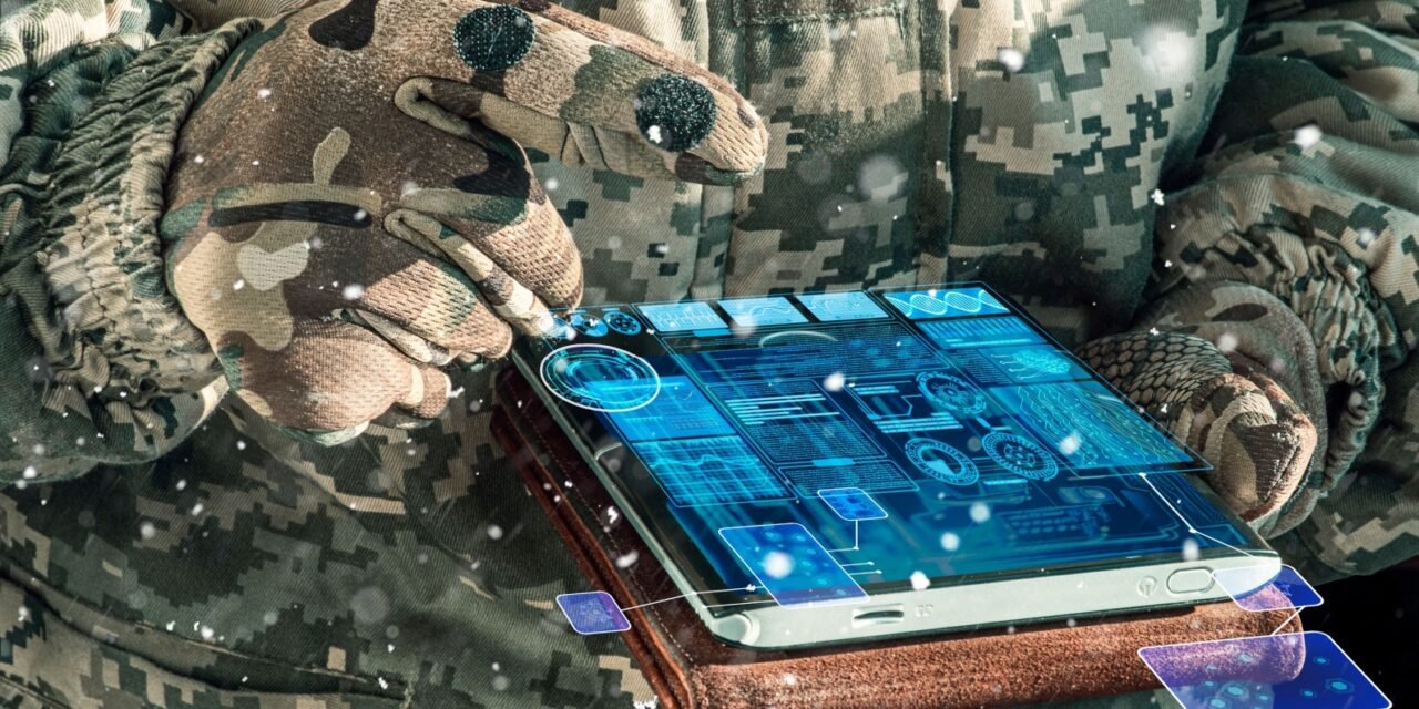How are robotics and AI integrated into modern military equipment?