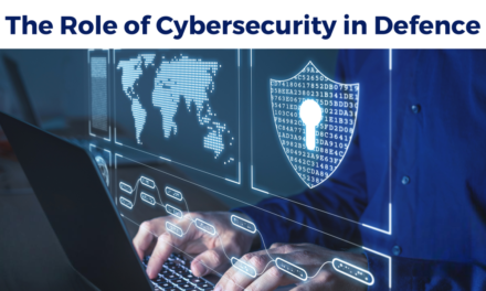 What role does cybersecurity play in protecting military communication systems?