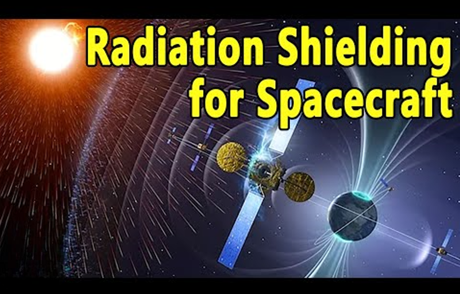 How do radiation shielding technologies protect astronauts and equipment in space?