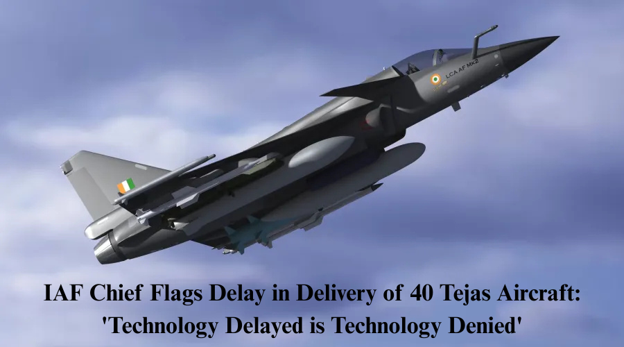 IAF Chief Flags Delay in Delivery of 40 Tejas Aircraft: ‘Technology Delayed is Technology Denied’