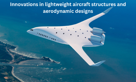 What innovations are being made in lightweight aircraft structures and aerodynamic designs?