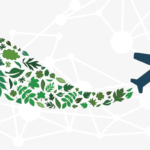 How do advanced air traffic management (ATM) systems reduce carbon footprints in aviation?