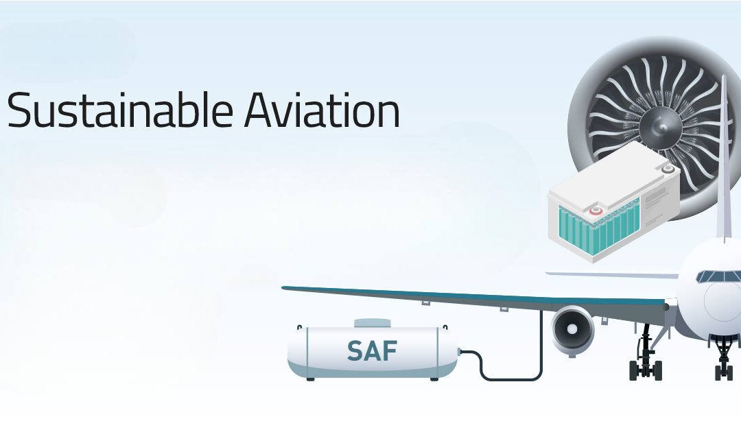How do noise reduction technologies contribute to sustainable aviation?