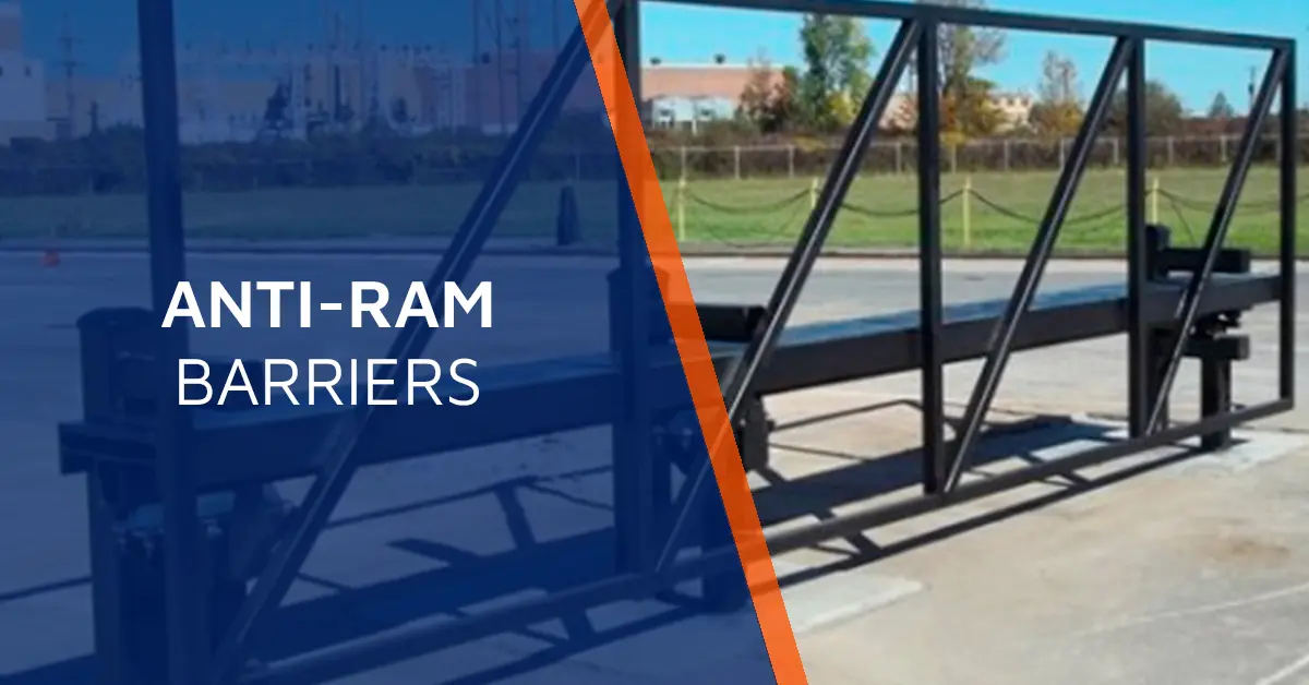 How do anti-ram and vehicle mitigation barriers protect critical defense infrastructure?