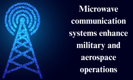 How do microwave communication systems enhance military and aerospace operations?