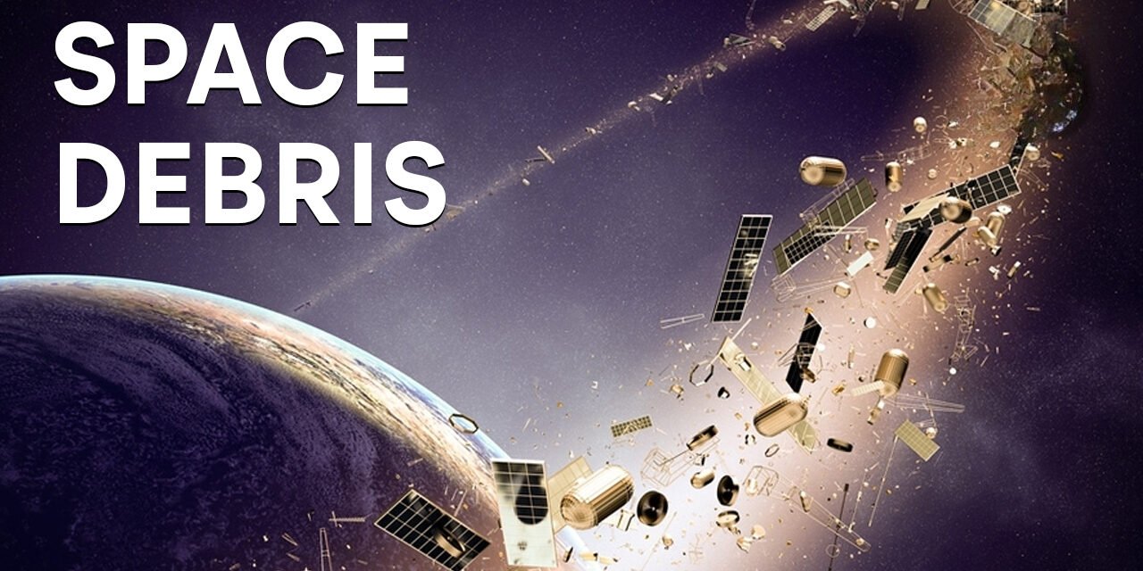 How does space debris impact satellite operations, and what measures are in place to mitigate it?