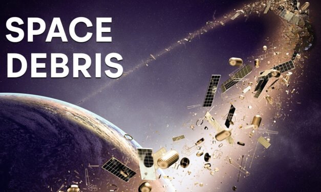 How does space debris impact satellite operations, and what measures are in place to mitigate it?