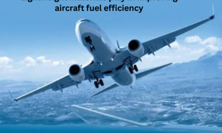 What role do lightweight materials play in improving aircraft fuel efficiency?