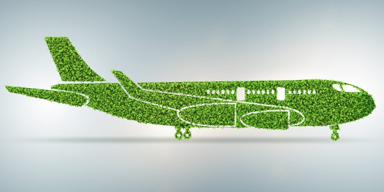 How do fuel efficiency improvements in traditional engines contribute to greener aviation?