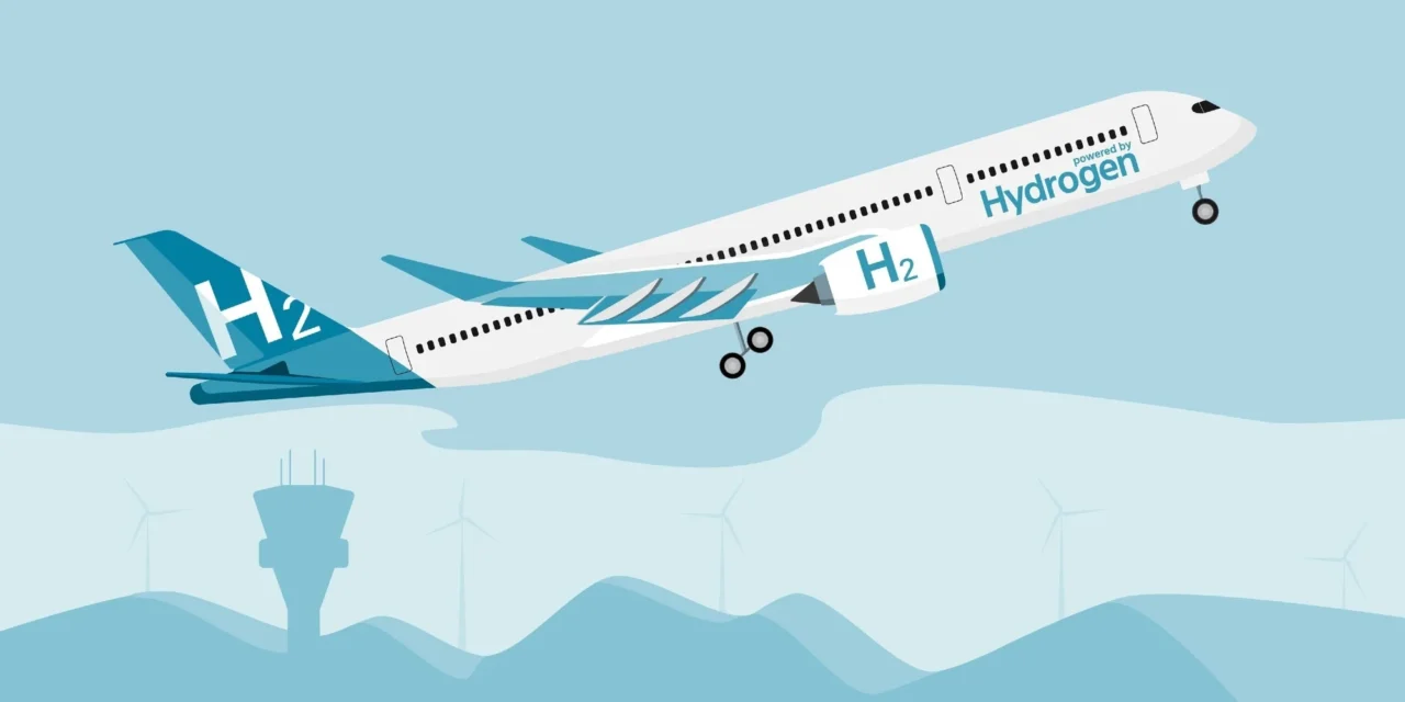 How do hydrogen-powered aircraft work, and what are their benefits and challenges?